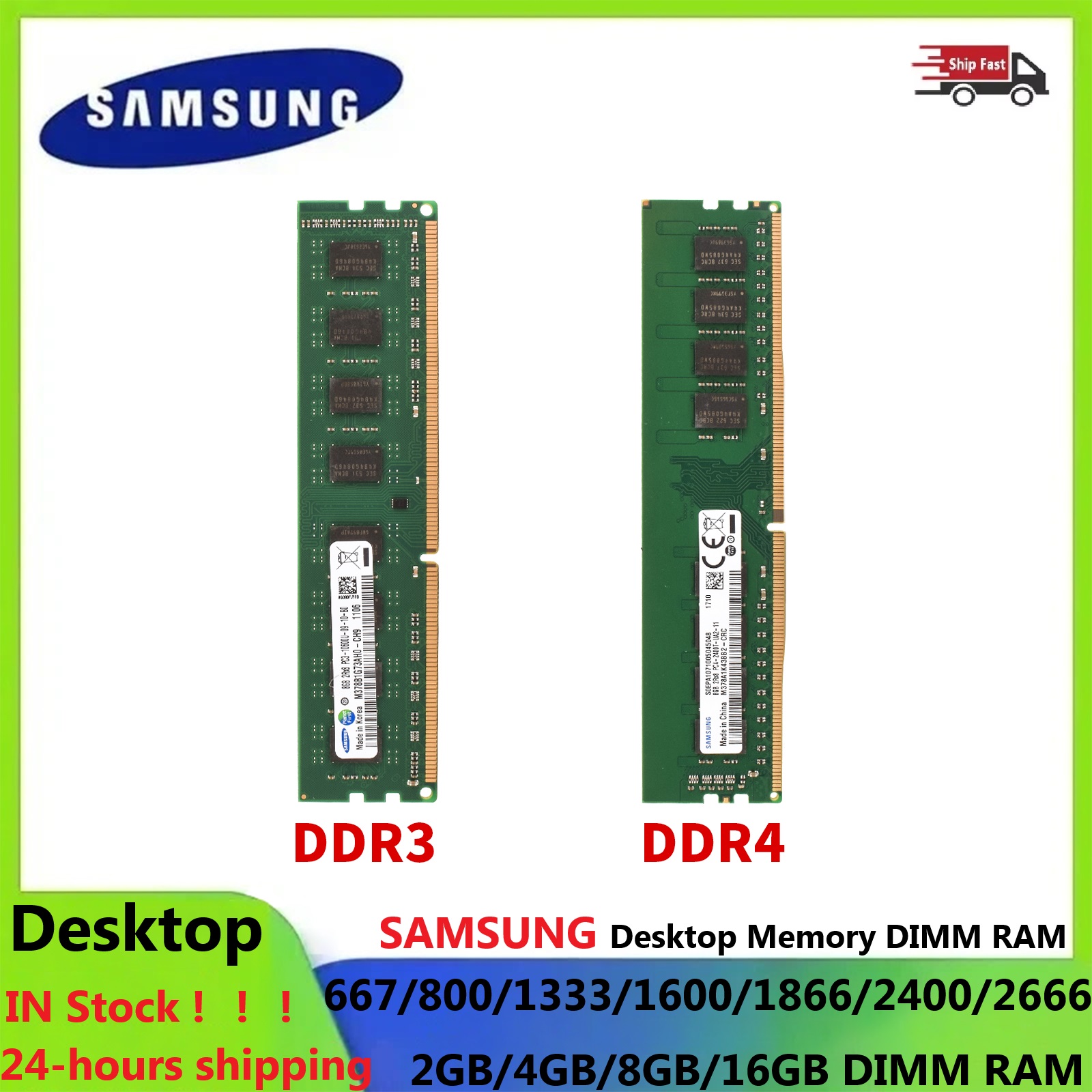 SAMSUNG Desktop RAM DIMM Memor - Sodimm Ddr4 评论和价格