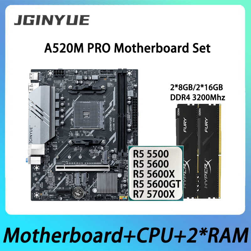 JGINYUE A520M PRO Motherboard  - Ddr4 3200Mhz 评论和价格