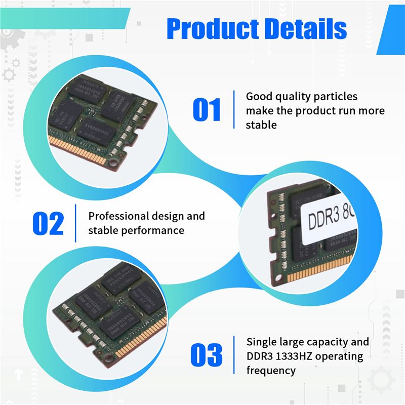 8GB DDR3 1333MHZ Ecc Ram Memor - Ecc Ram Server 评论和价格