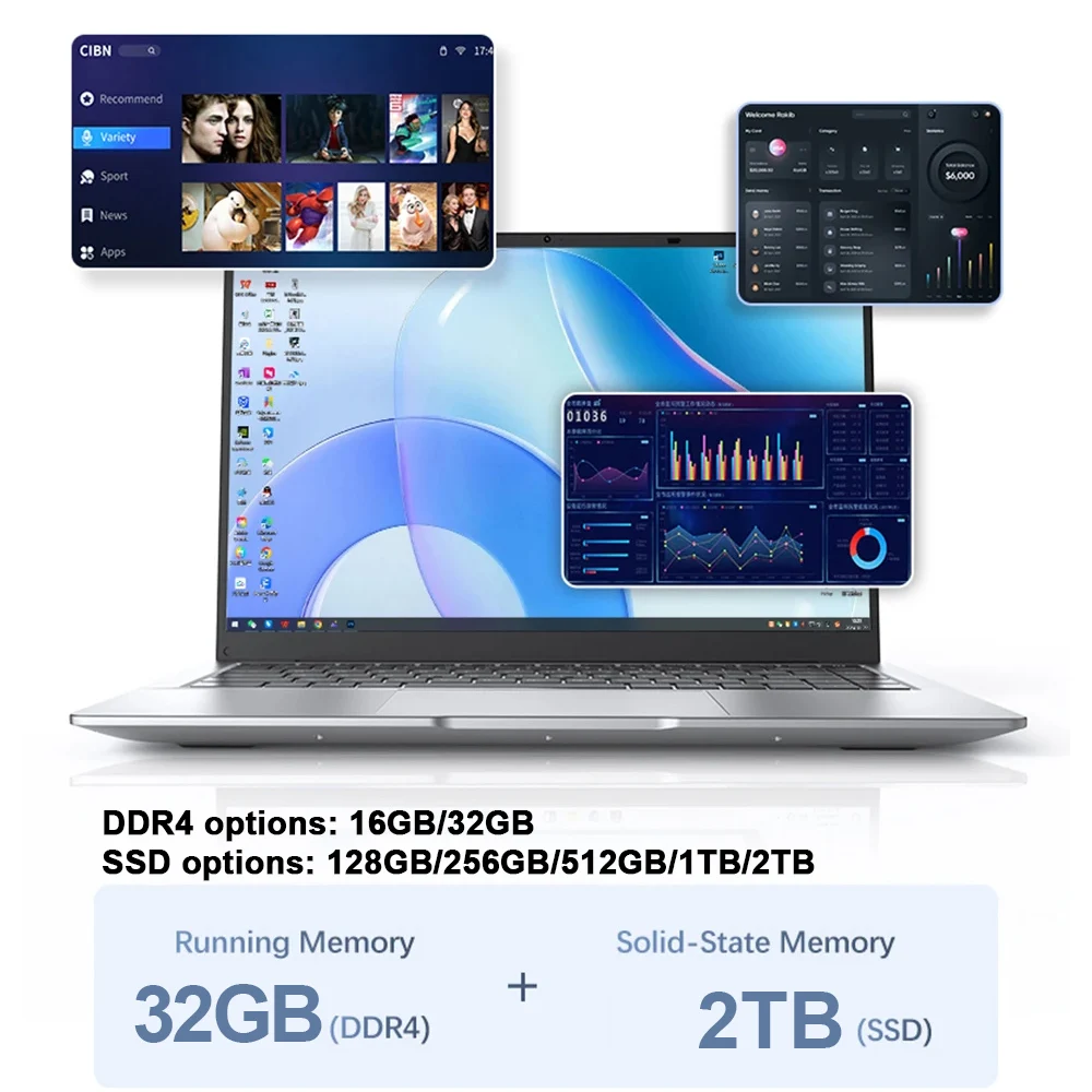 2026 New 14.1 Inch Ultra Thin  - Ddr4 16Gb 评论和价格