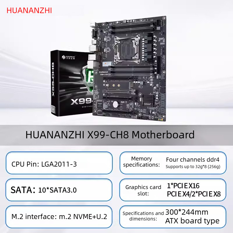 HUANANZHI LGA2011-3 X99 Mother - Ecc Ram Server 评论和价格