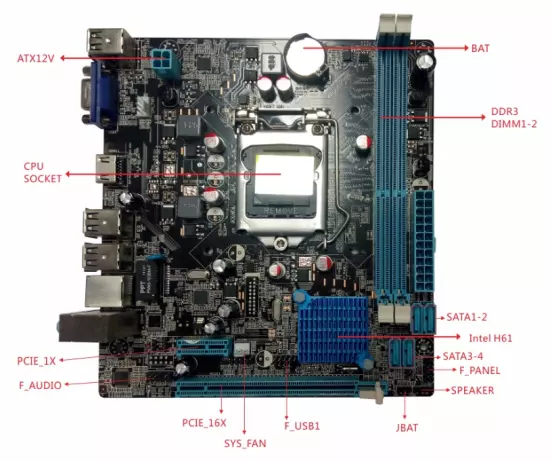 H61 ATX Power Supply LGA1150 M - Ddr3 Ram 评论和价格