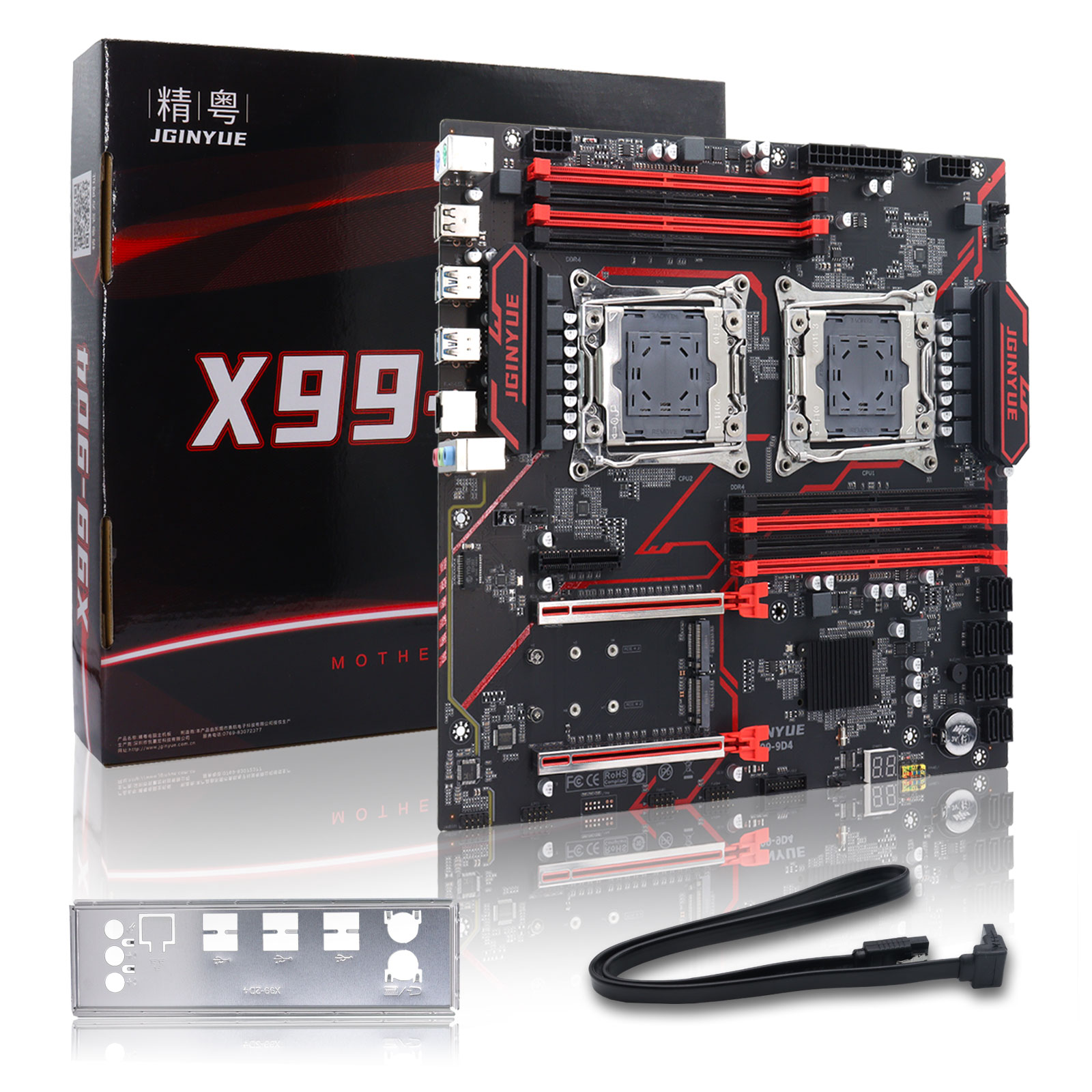 JGINYUE X99‑9D4 Dual LGA2011‑3 - Ecc Ram Server 评论和价格