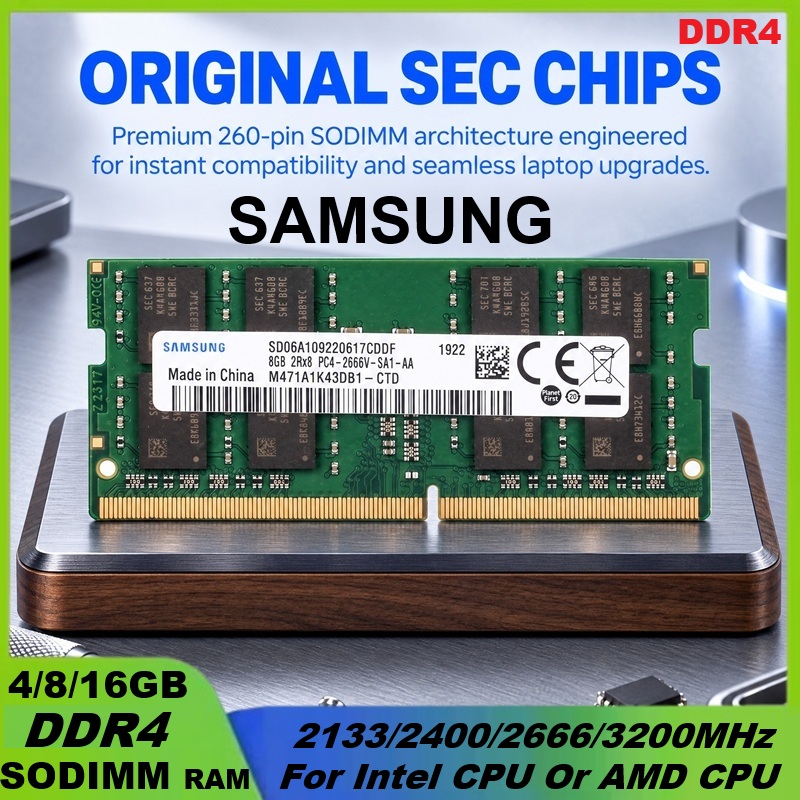 SAMSUNG DDR4 RAM 16GB 32GB 4GB - Ddr4 3200Mhz 评论和价格