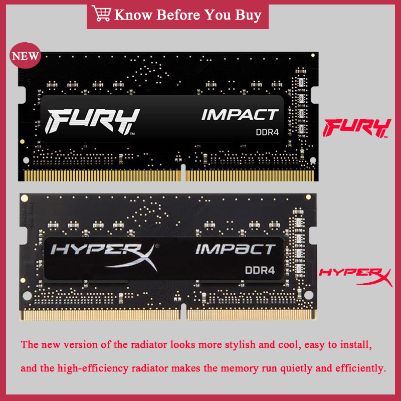DDR4 FURY Impact RAM 16GB 8GB  - Sodimm Ddr4 评论和价格